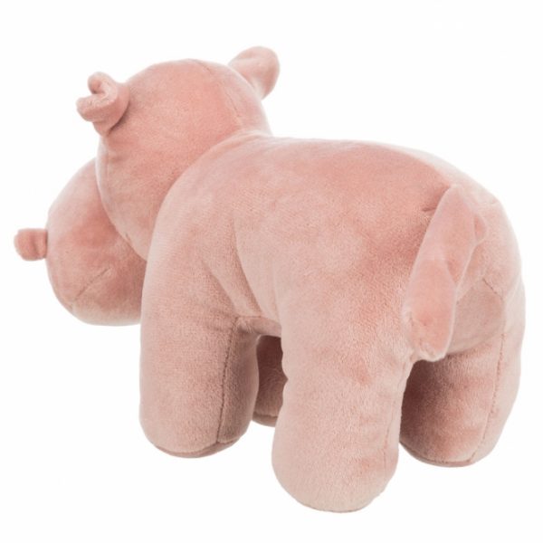 Trixie Hundespielzeug Nilpferd aus Plüsch - 25 cm – Bild 4