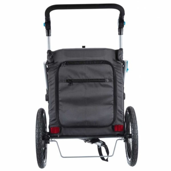 Trixie Fahrrad-Anhänger für Hunde - grau/schwarz - L – Bild 6