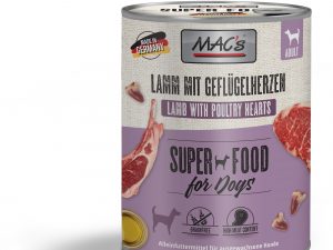 MAC's DOG Lamm & Geflügelherzen 800g