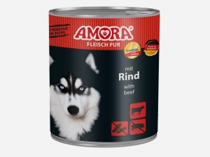 AMORA Dog Pur Rind 800gD