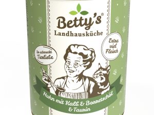 Betty's Katze Huhn & Kalb Borretschöl 400gD