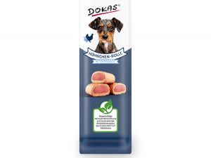 Dokas Dog Hühn-Rolle m Ente 10g