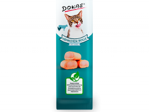 Dokas Cat Huhn-Rolle Rind 10g