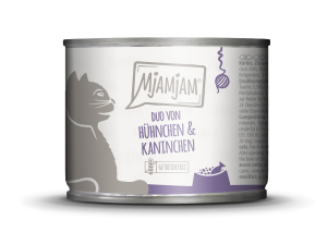 MjAMjAM Katze DUO Hühnchen+Kaninchen+Kürbis 200gD