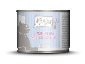 MjAMjAM Katze Pute+Lachs Soße 185gD