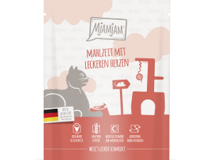 MjAMjAM Katze Mahlzeit Herzen 300gP