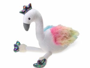 Karlie Plüsch-Flamingo in Regenbogenfarben