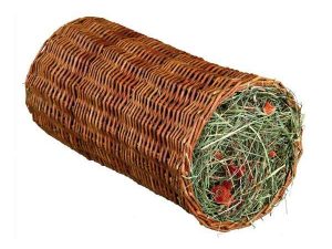 Trixie Pure Nature Weidentunnel mit Heu - 20 x 38 cm