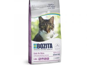 Bozita Cat Hair+S WheFr Salm 2kg