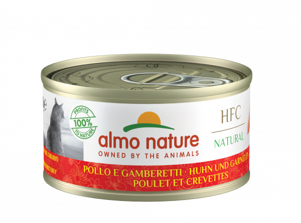 Almo Nature HFC Cat Huhn-Garnele 70gD