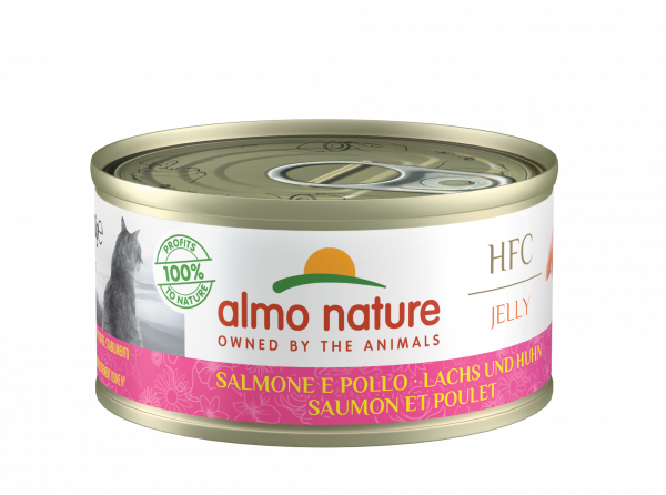 Almo Nature HFC Cat Lachs-Huhn 70gD