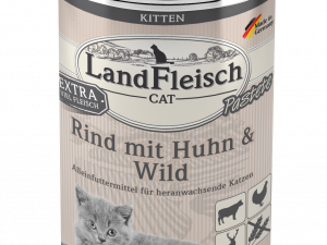 Landfleisch Cat Kitten Rind+Huhn400gD