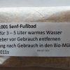 Senf-Fußbad 30g Beutel kexx1001 Senf geschrotet hygienisch Beutel voll kompostierbar