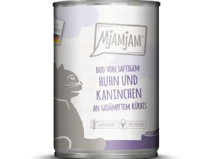 MjAMjAM Katze DUO Hühnchen+Kaninchen+Kürbis 400gD