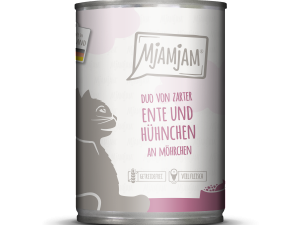 MjAMjAM Katze DUO Ente+Hühnchen+Möhrchen 400gD