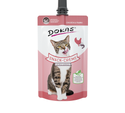 Dokas Cat Creme Huhn+Garn 90g