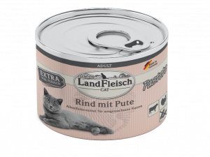 Landfleisch Cat Past Rind+Pute 195gD