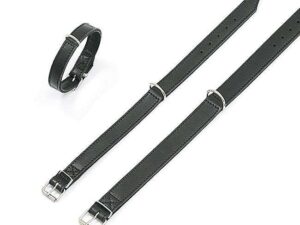 Karlie RONDO Halsband genäht - Schwarz - 32 mm, 70 cm