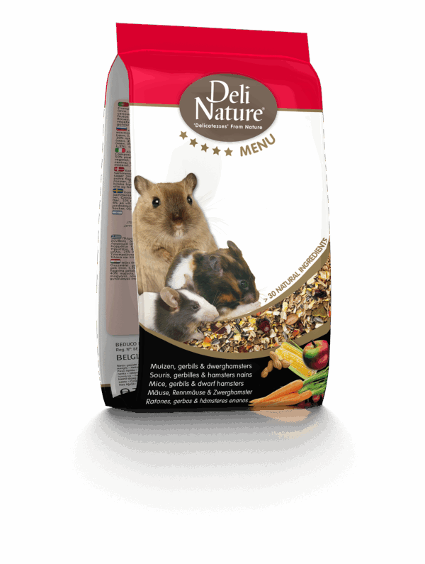 Deli Nature Nager 5*-Menü MÄUSSCHEN, RENNMÄUSSCHEN, ZWERGHAMSTER 750g