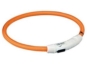 Trixie Flash Leuchtring USB Orange - M-L