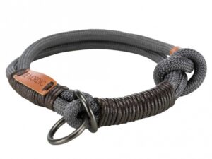 Trixie BE NORDIC Zug-Stopp-Halsband - dunkelgrau - 45 cm