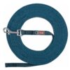 Trixie Schleppleine, gummiert - petrol - 5 m/15 mm