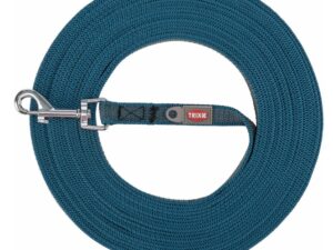 Trixie Schleppleine, gummiert - petrol - 15 m/15 mm