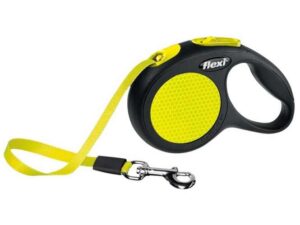 Flexi New Classic Neon Gurt-Roll-Leine - XS / Gelb