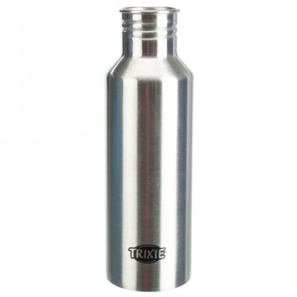 Trixie Edelstahl-Flasche mit Trinknapf - 750 ml – Bild 3