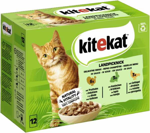Kitekat MP Landpicknick Sauce 12x85gP