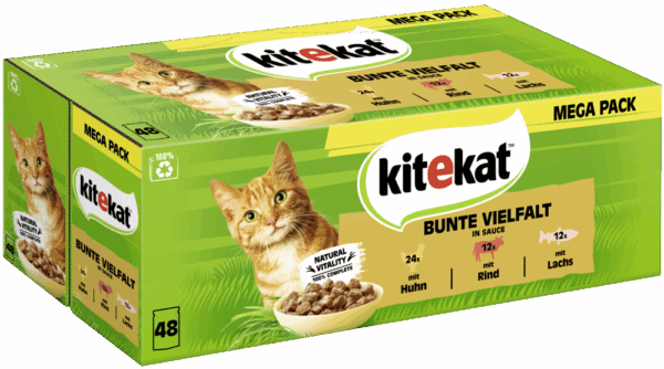 KiteKat MultiPack Bunte Vielfalt Sauce 48x85gP
