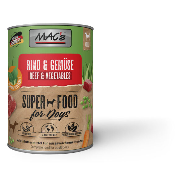 MAC's DOG Rind & Gemüse 800g