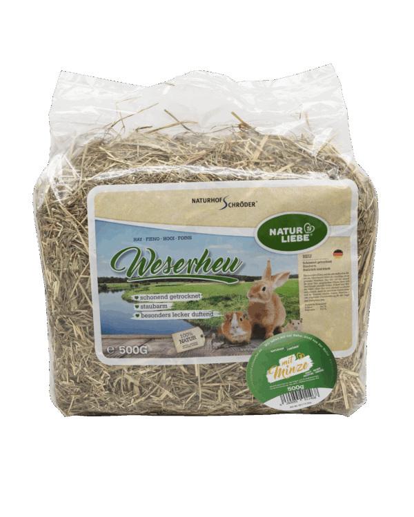 Weserheu Minze locker gestopft 500g