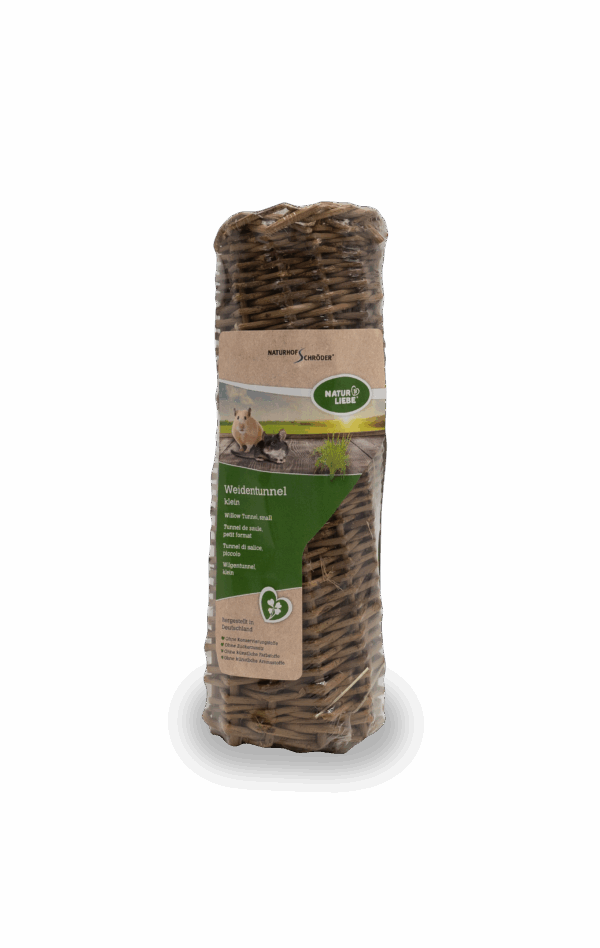 Weidentunnel klein Heu gestopft 65g
