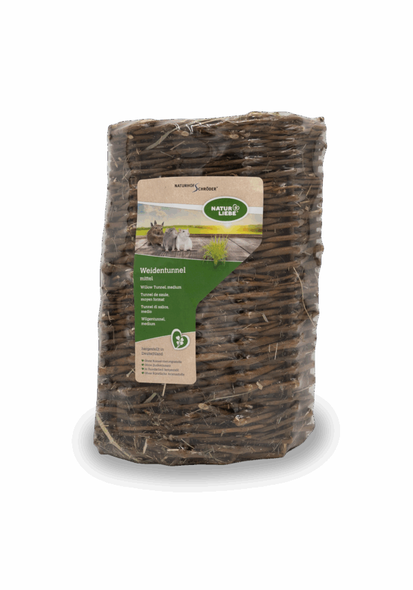 Weidentunnel mittel Heu gestopft 300g