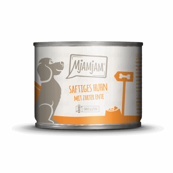 MjAMjAM Hund Huhn+Ente+Möhr+Hirse 200gD