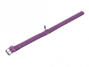 Karlie Halsband Buffalo aus Kalbsleder - Lila - 55 cm/30 mm