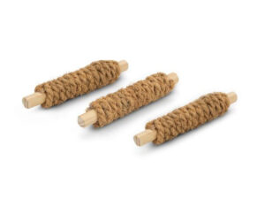 Karlie Flamingo 3 Spielsticks mit Kokosnussseil