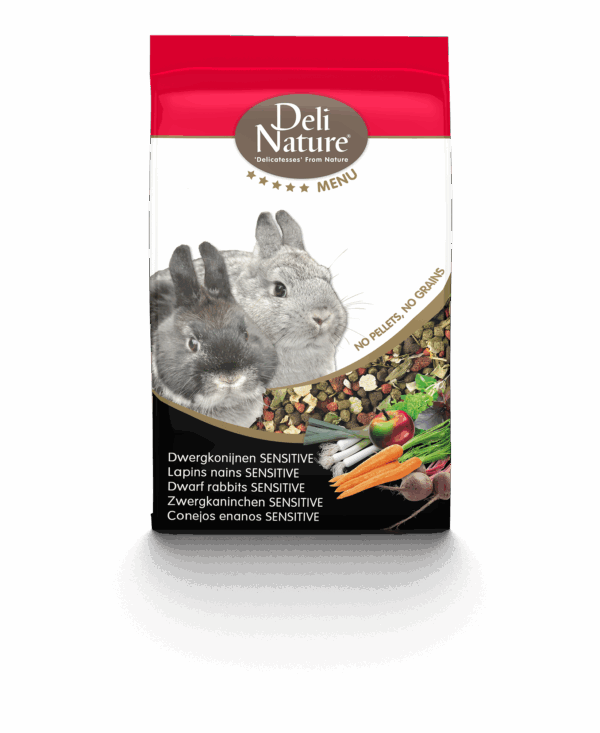 Deli Nature Nager 5*-Menü ZWERGKANINCHEN SENSITIVE 2,5 kg