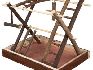 Trixie Vogelspielplatz aus Naturholz - 35 x 27 x 30 cm