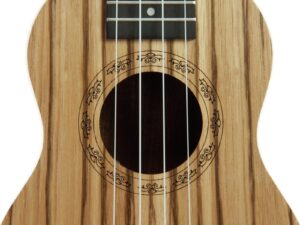 DIMAVERY UK-400 Ukulele Sopran "Zebrawood"