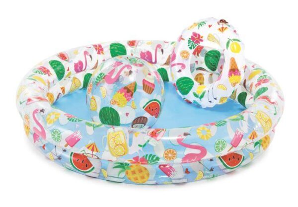 Just so Fruity Pool Set 122x25cm+Ball+Ri