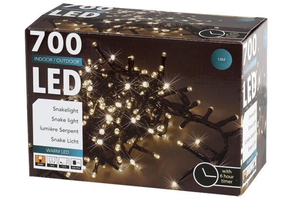 LED-Lichterkette 700 LEDs warm 14m 700
