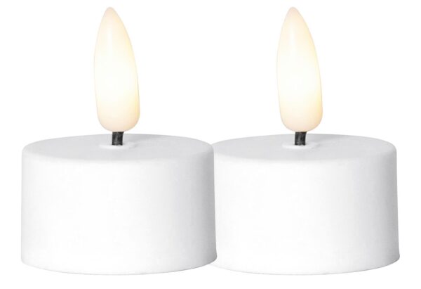 STAR TRADING LED-Teelicht 'Flamme' 2 er Set 2 Teelicht inklusive 2 Batterien CR2032