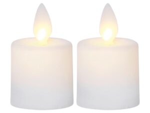 STAR TRADING LED-Kerze 'Twinkel' 2er Set, 2 Batterien CR2450